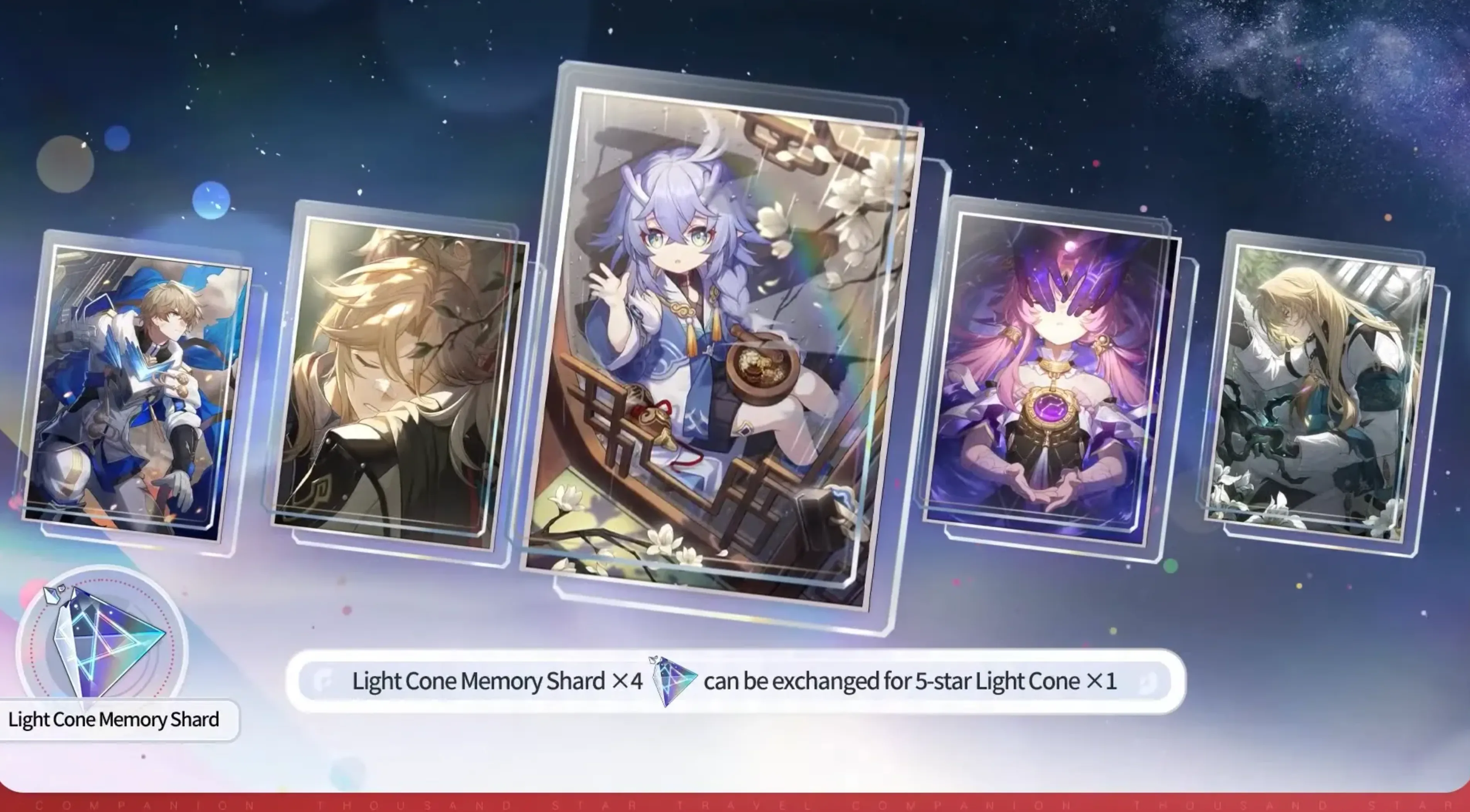Light Cone Memory Shard